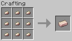 Crafting ferro-capsicumium ingot from nuggets